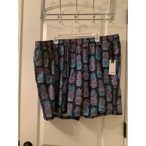 Men's 7" Pineapple Print Swim Trunks with Shorts Liner  Goodfellow & Co Size XXL